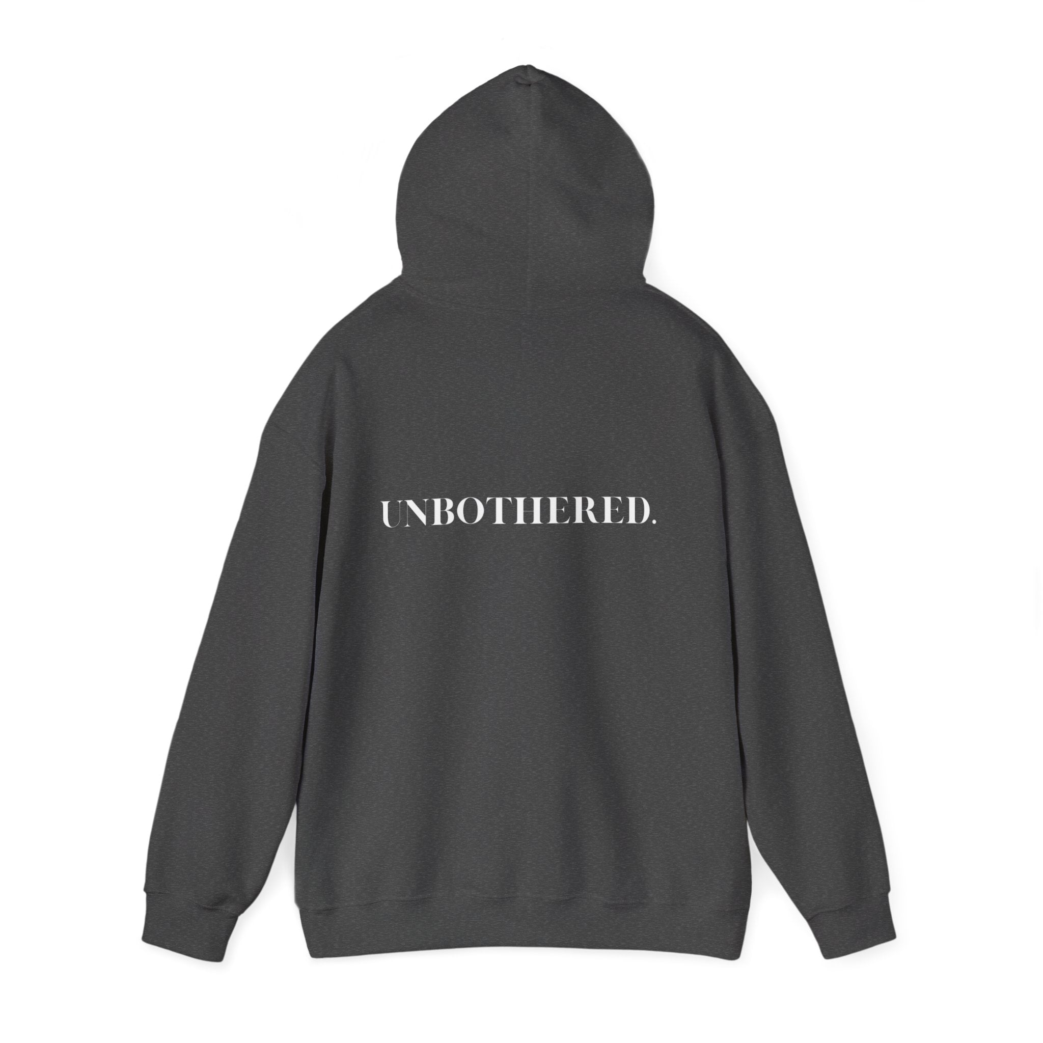 Unbothered Hoodie – cozy streetwear statement sweatshirt for relaxation