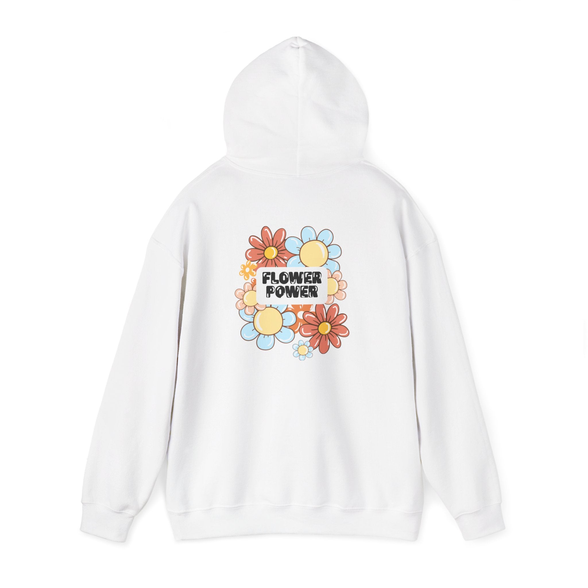 Flower Power Unisex Hoodie eco-friendly boho sweatshirt