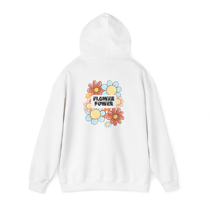 Flower Power Unisex Hoodie eco-friendly boho sweatshirt