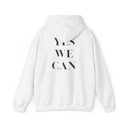 YES WE CAN Unisex Hoodie motivational statement sweatshirt gift