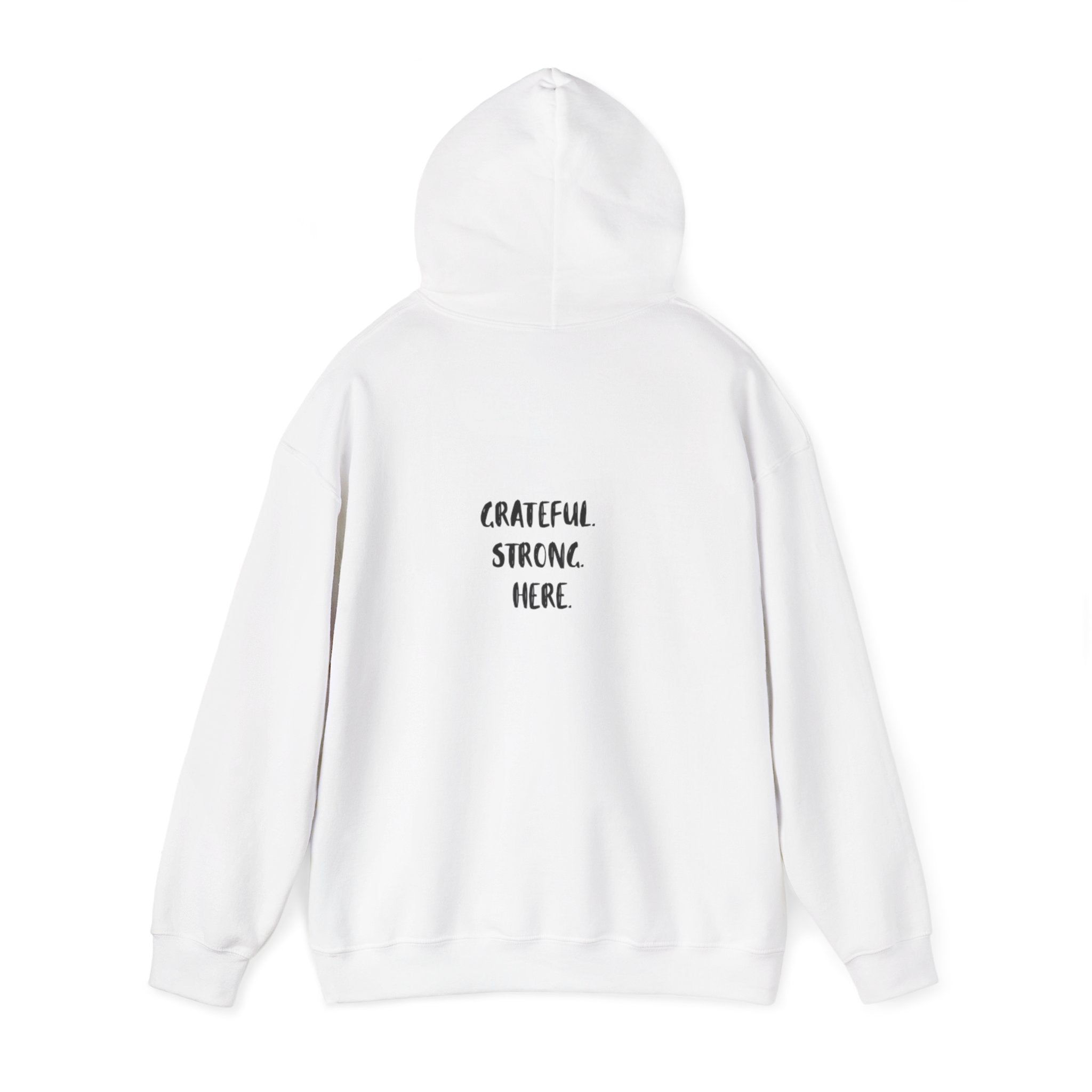 Grateful Strong Unisex Hoodie – motivational sweatshirt gift