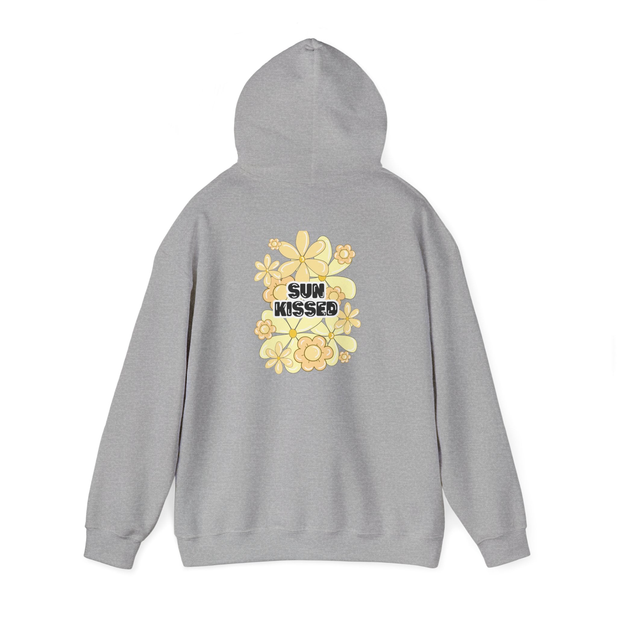 Sun Kissed Floral Hoodie – Cozy Unisex Hooded Sweatshirt,