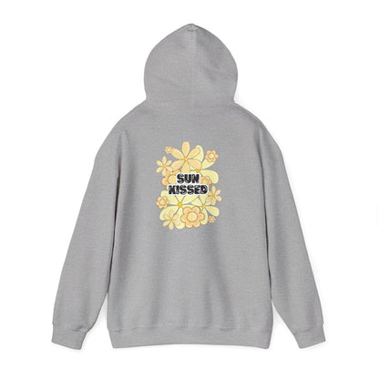 Sun Kissed Floral Hoodie – Cozy Unisex Hooded Sweatshirt,