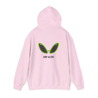 Stay Weird Alien Hoodie – Funny Unisex Sweatshirt for Friends