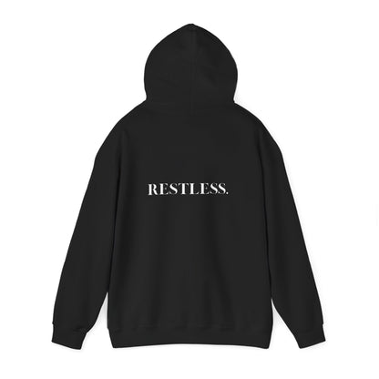 Restless Unisex Hoodie – motivational cozy sweatshirt for dreamers