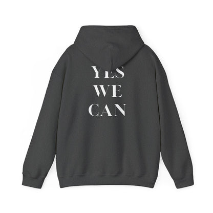 Yes We Can Unisex Hoodie motivational statement sweatshirt gift