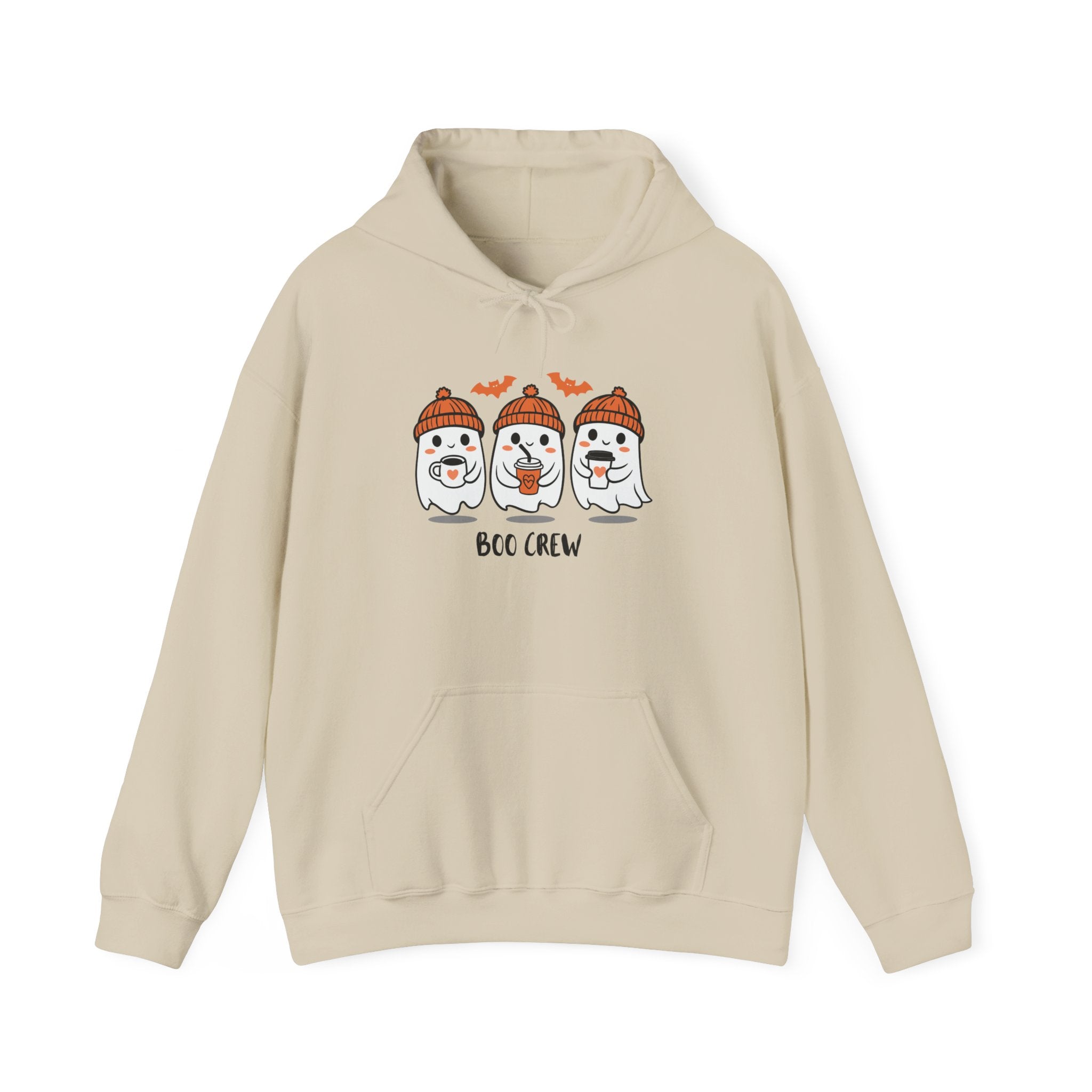 Halloween Boo Crew Sweatshirt – Cozy Unisex Hoodie for Fall