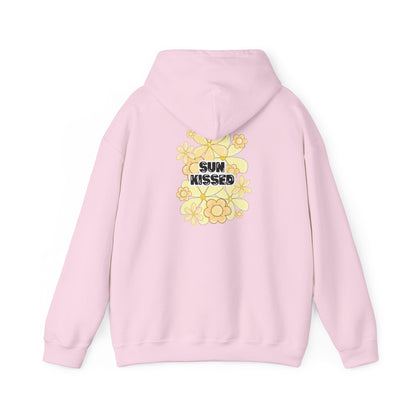 Sun Kissed Floral Hoodie – Cozy Unisex Hooded Sweatshirt,