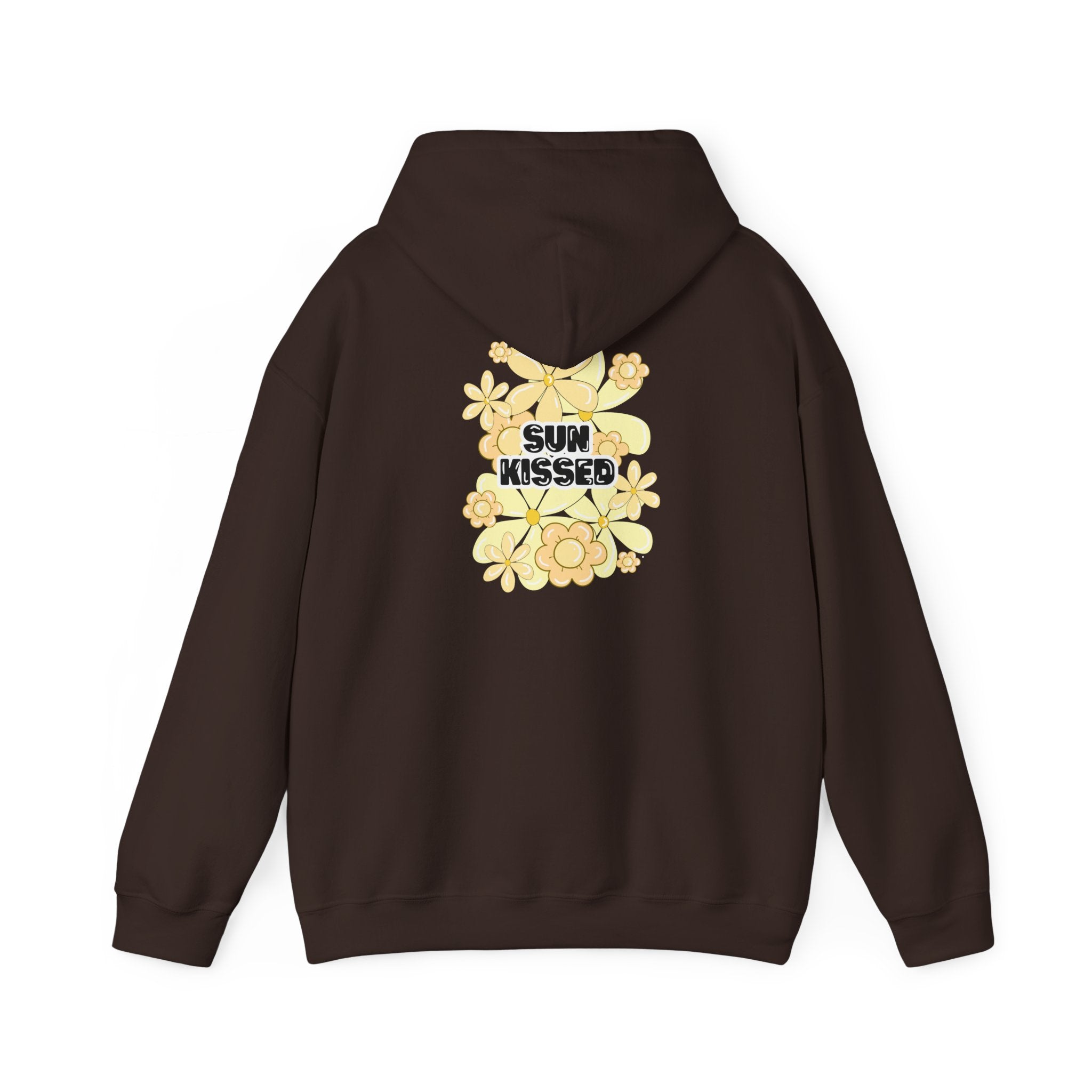 Sun Kissed Floral Hoodie – Cozy Unisex Hooded Sweatshirt,