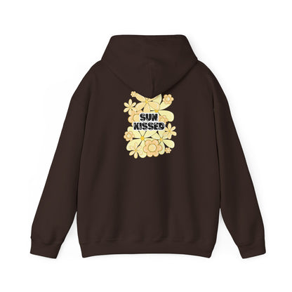 Sun Kissed Floral Hoodie – Cozy Unisex Hooded Sweatshirt,