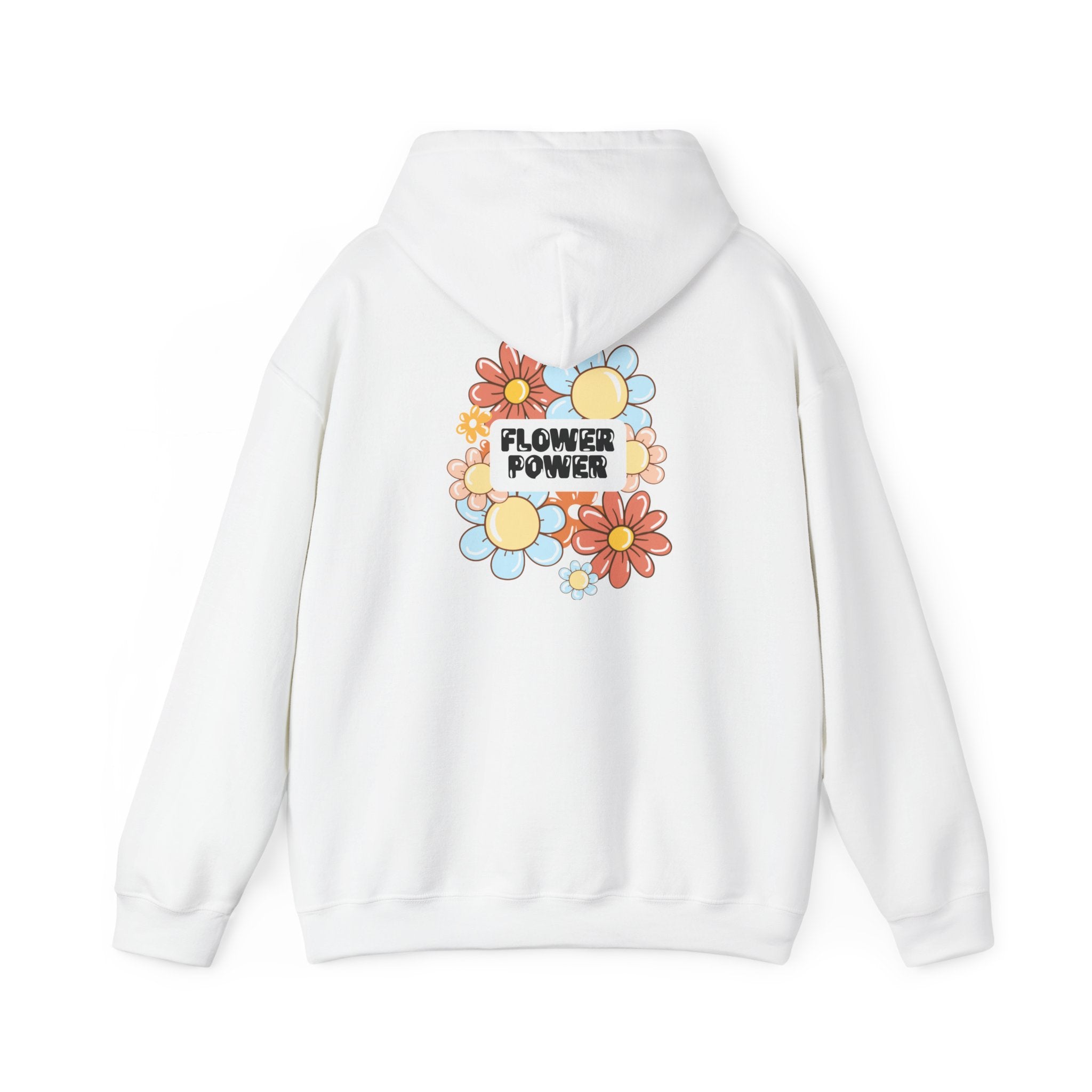 Flower Power Unisex Hoodie eco-friendly boho sweatshirt