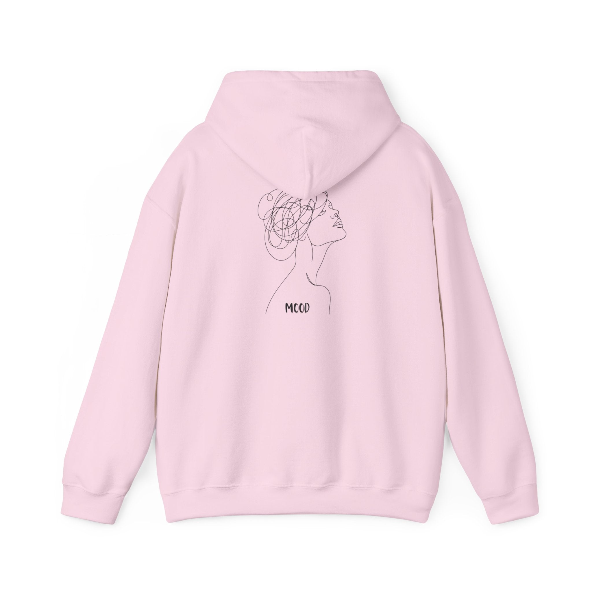 Elegant Floral Line Art Hoodie – minimalist unisex sweatshirt gift for her