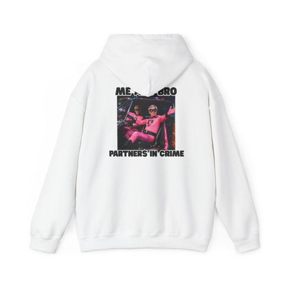 Partners in Crime Hooded Sweatshirt – fun best friend unisex hoodie