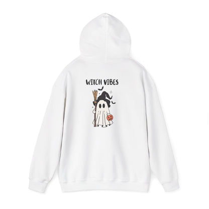 Witch Vibes Hoodie – Cozy Unisex Sweatshirt for Halloween & Fall