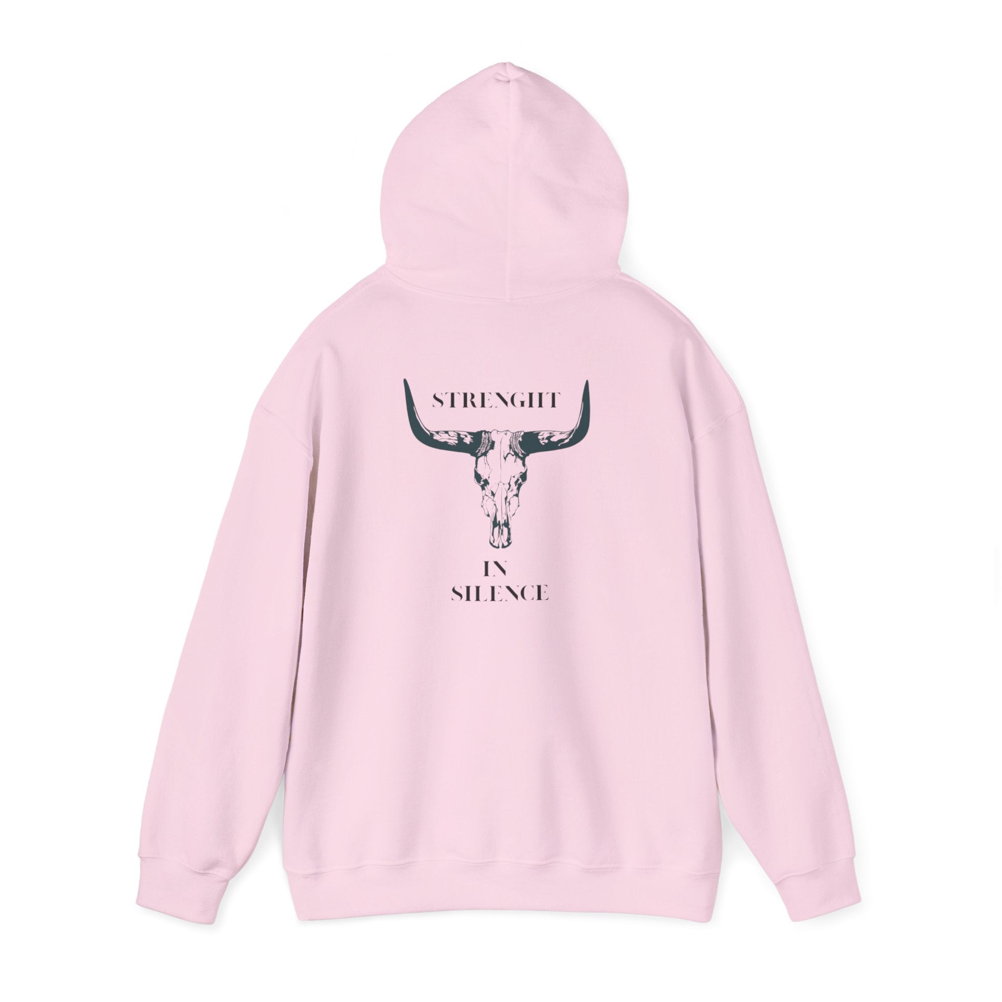 Boho Bull Skull Hoodie unisex western sweatshirt for cow lovers