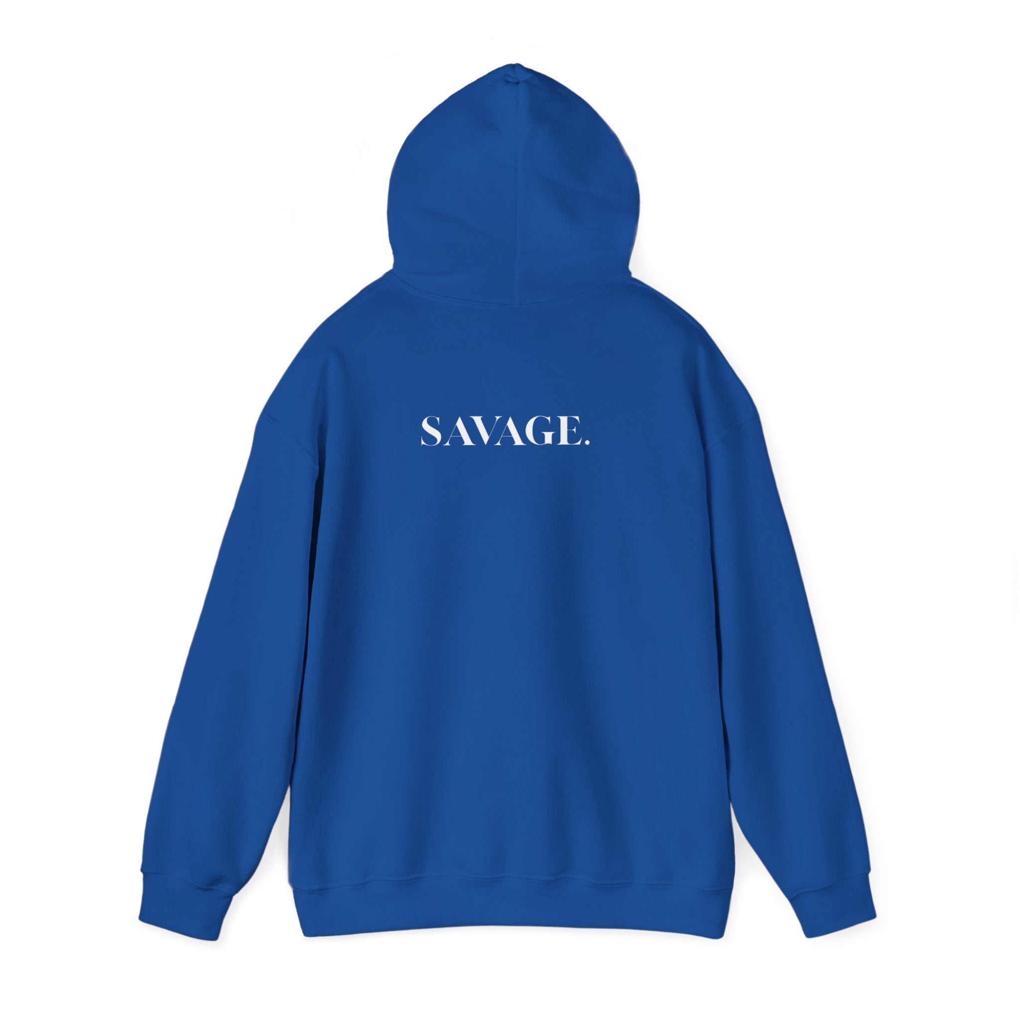 Savage Unisex Heavy Blend Hoodie – bold streetwear for confident comfort