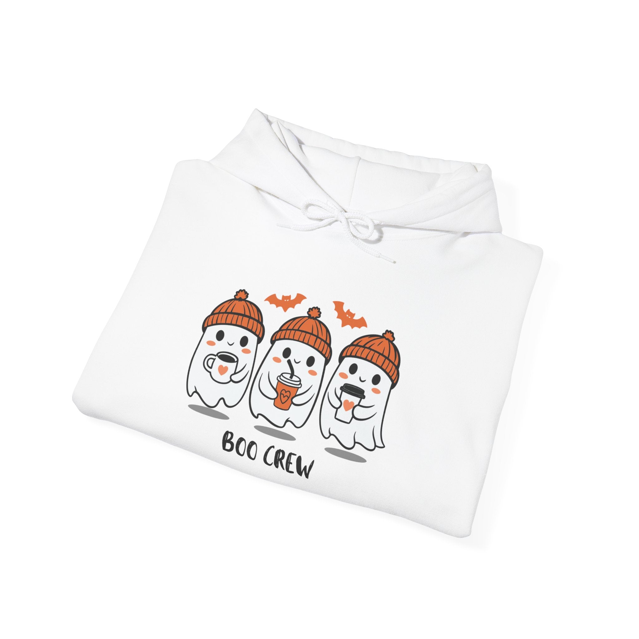 Halloween Boo Crew Sweatshirt – Cozy Unisex Hoodie for Fall