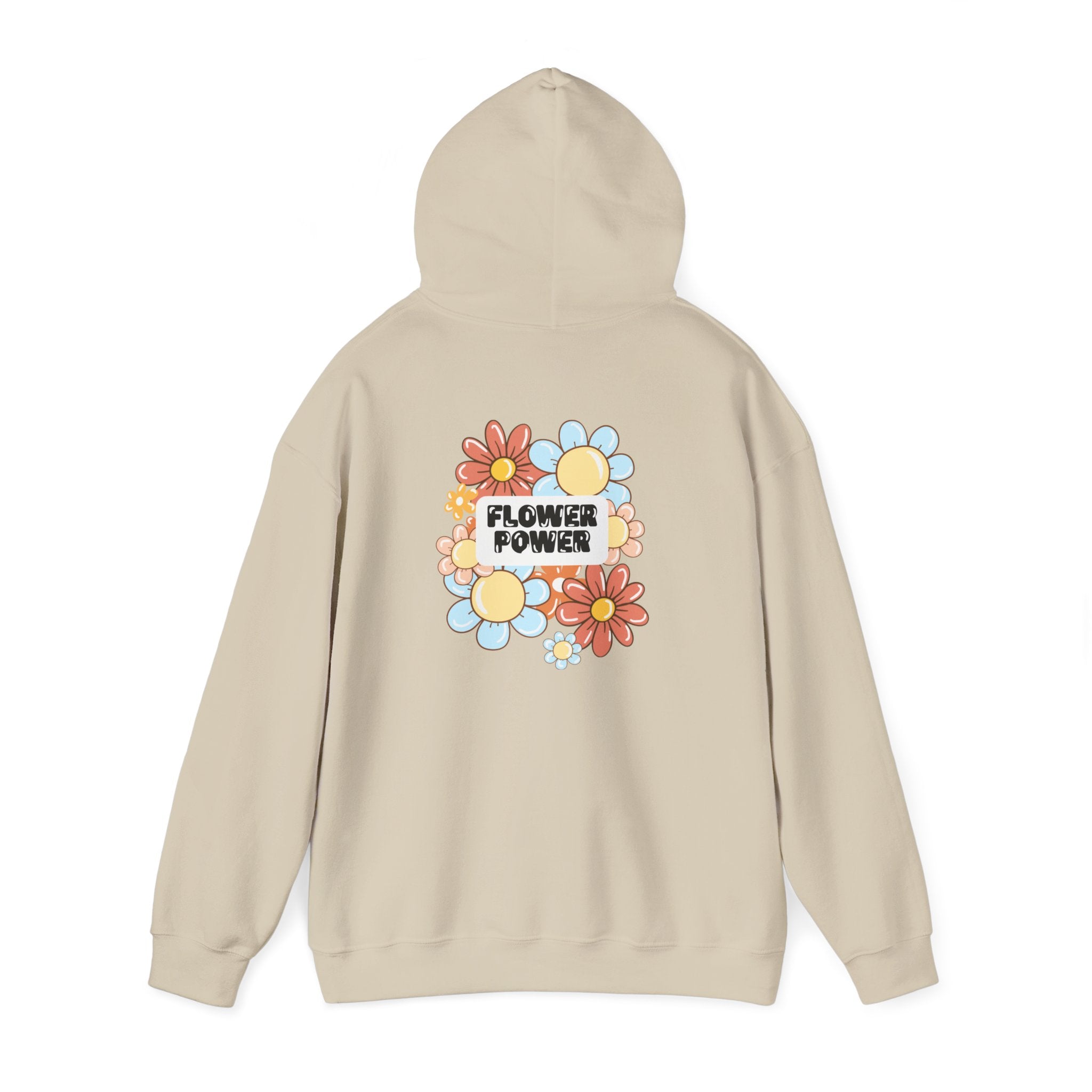 Flower Power Unisex Hoodie eco-friendly boho sweatshirt