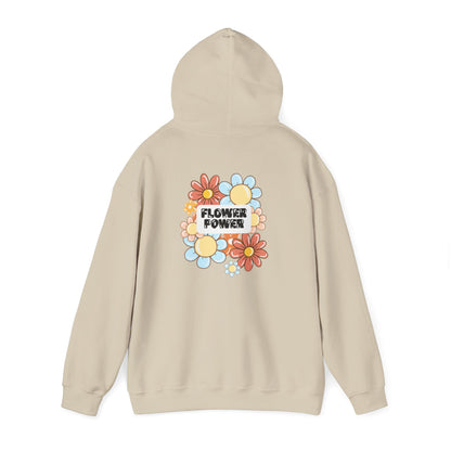 Flower Power Unisex Hoodie eco-friendly boho sweatshirt
