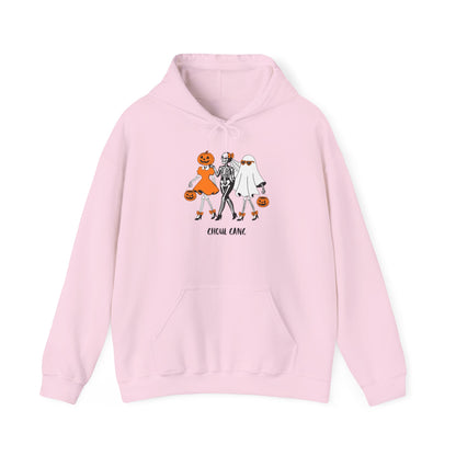 Halloween Themed Hoodie with Cute Characters