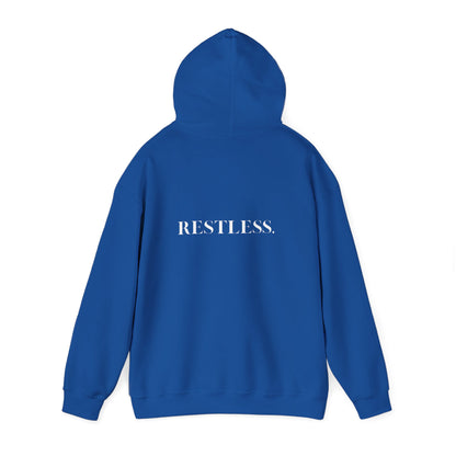 Restless Unisex Hoodie – motivational cozy sweatshirt for dreamers