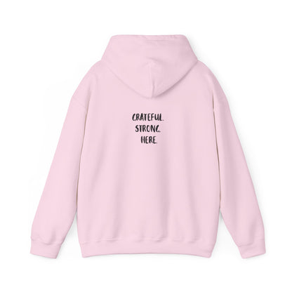 Grateful Strong Unisex Hoodie – motivational sweatshirt gift