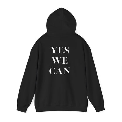 Yes We Can Unisex Hoodie motivational statement sweatshirt gift