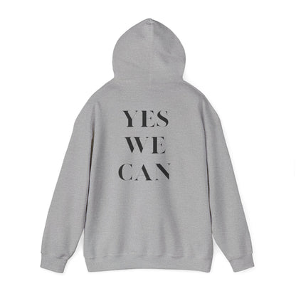 YES WE CAN Unisex Hoodie motivational statement sweatshirt gift