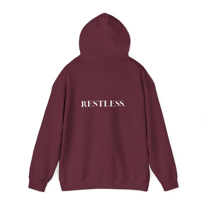 Restless Unisex Hoodie – motivational cozy sweatshirt for dreamers