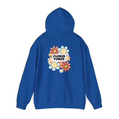 Flower Power Unisex Hoodie eco-friendly boho sweatshirt