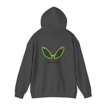 Stay Weird Alien Hoodie – Funny Unisex Sweatshirt for Friends