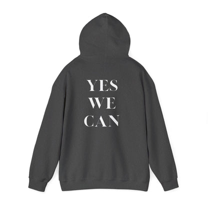 Yes We Can Unisex Hoodie motivational statement sweatshirt gift
