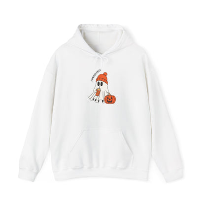 Halloween Ghost Hoodie – Cozy Unisex Sweatshirt for Trick-or-Treat