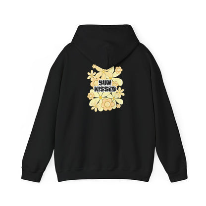 Sun Kissed Floral Hoodie – Cozy Unisex Hooded Sweatshirt,