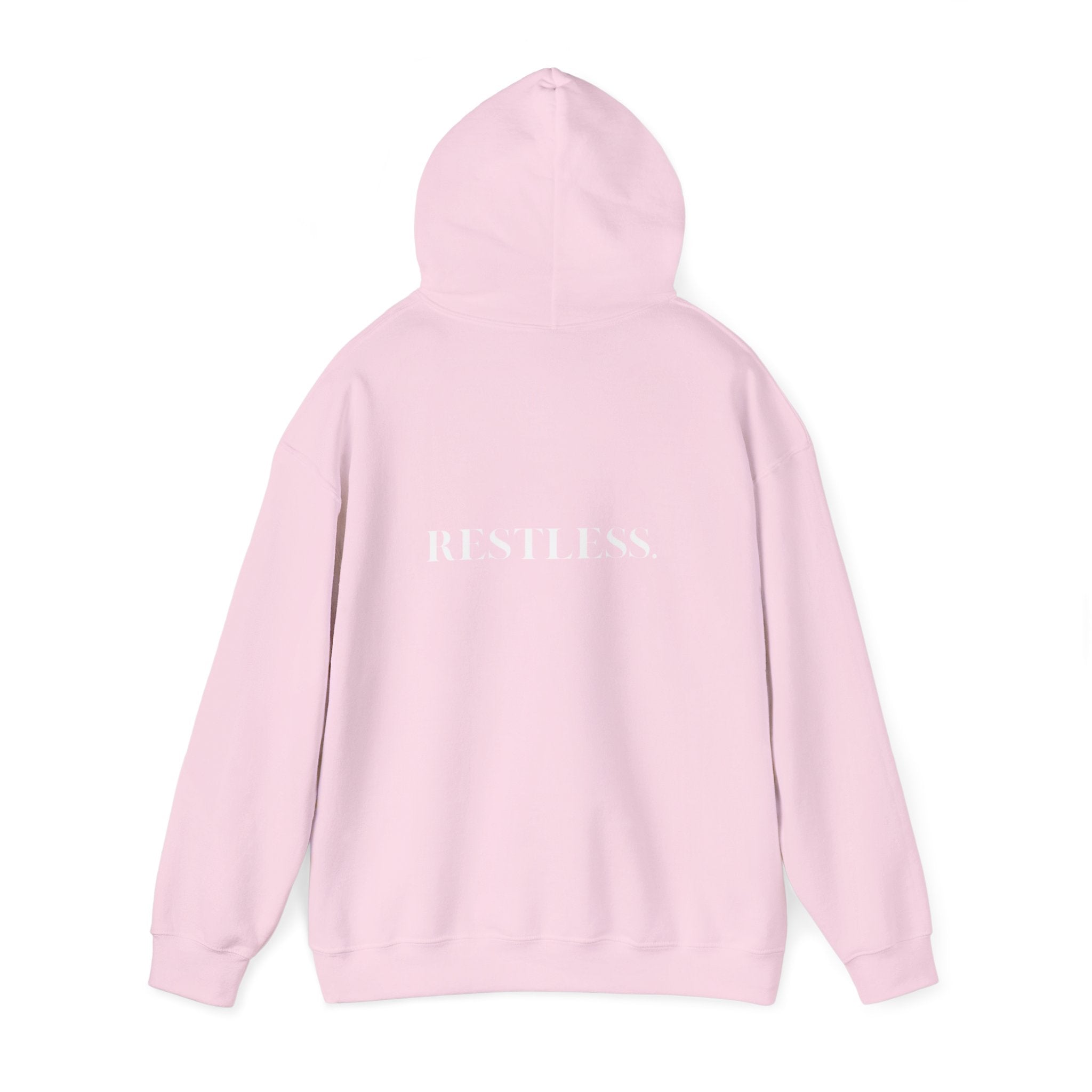 Restless Unisex Hoodie – motivational cozy sweatshirt for dreamers