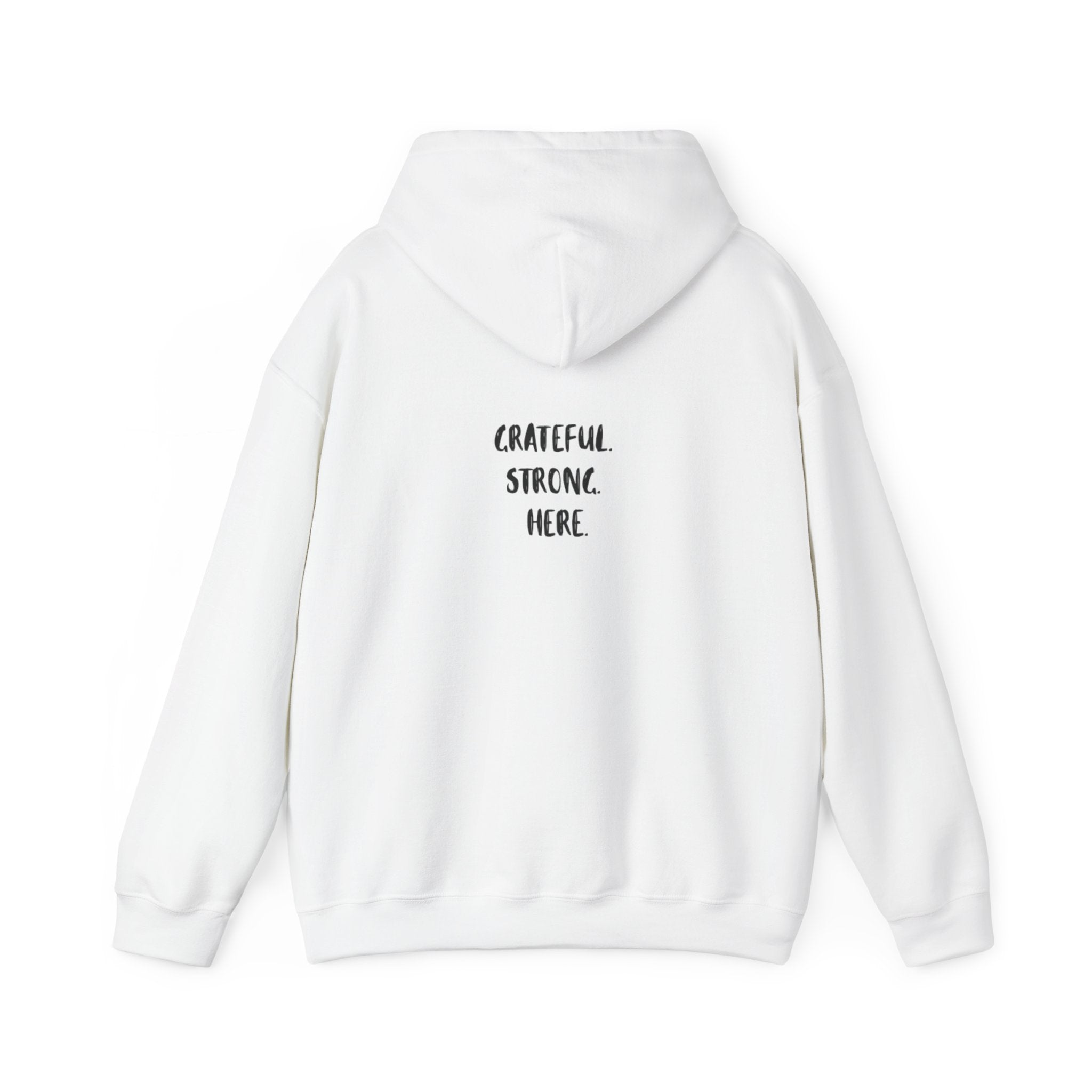 Grateful Strong Unisex Hoodie – motivational sweatshirt gift