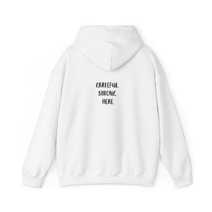Grateful Strong Unisex Hoodie – motivational sweatshirt gift