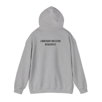 Adulthood Hoodie funny unisex sweatshirt for everyday wear and relaxation