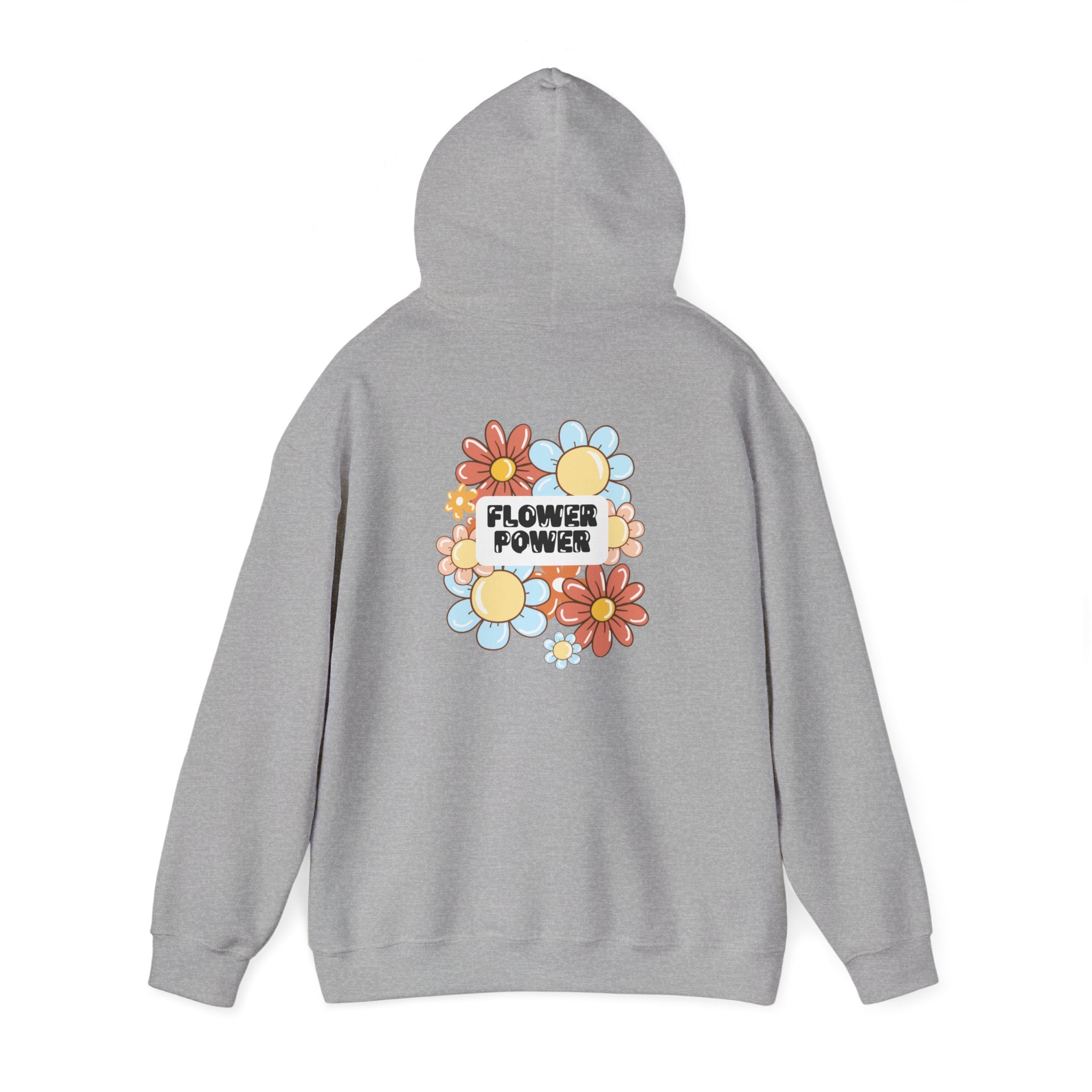 Flower Power Unisex Hoodie eco-friendly boho sweatshirt