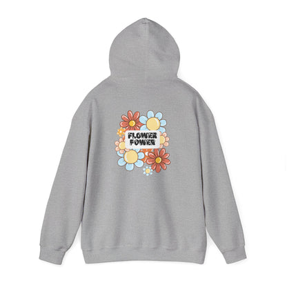 Flower Power Unisex Hoodie eco-friendly boho sweatshirt