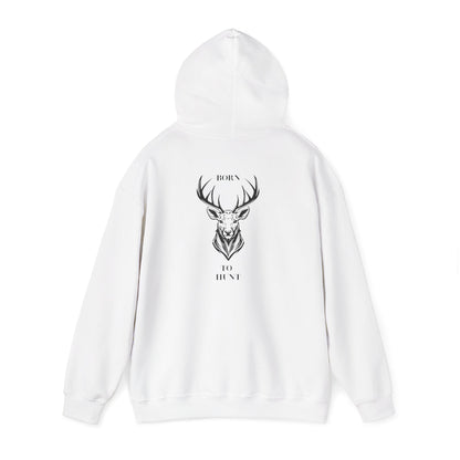 Born to Hunt Hoodie with Deer Design for Outdoor and Nature Lovers