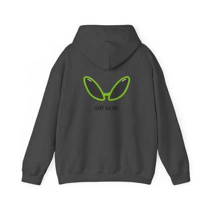 Stay Weird Alien Hoodie – Funny Unisex Sweatshirt for Friends