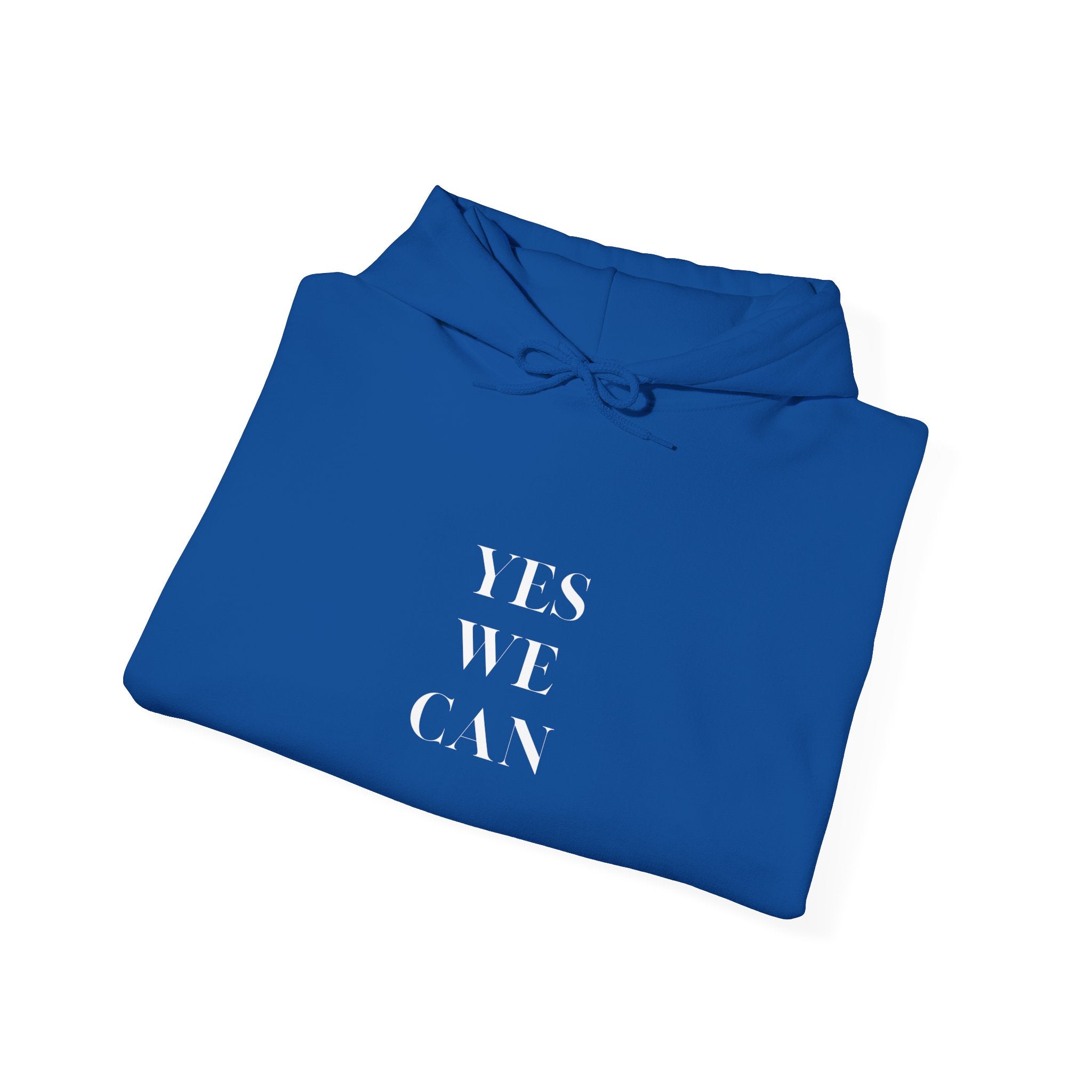 Yes We Can Unisex Hoodie motivational statement sweatshirt gift
