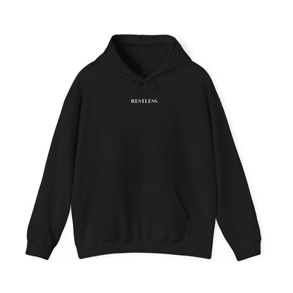 Restless Unisex Hoodie – motivational cozy sweatshirt for dreamers