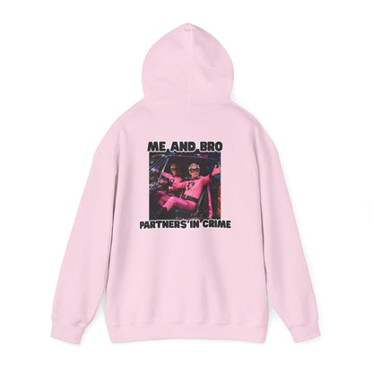 Partners in Crime Hooded Sweatshirt – fun best friend unisex hoodie