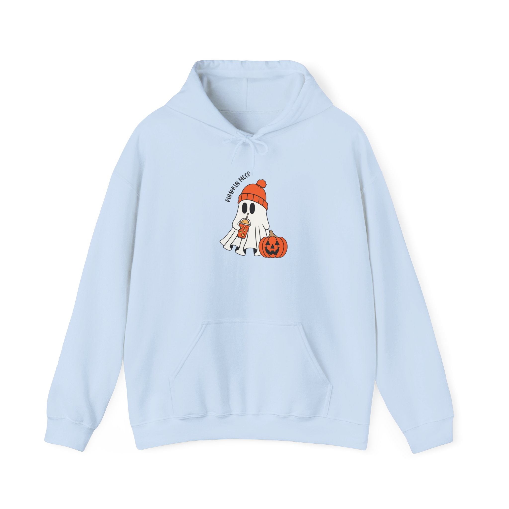 Halloween Ghost Hoodie – Cozy Unisex Sweatshirt for Trick-or-Treat