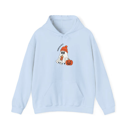 Halloween Ghost Hoodie – Cozy Unisex Sweatshirt for Trick-or-Treat