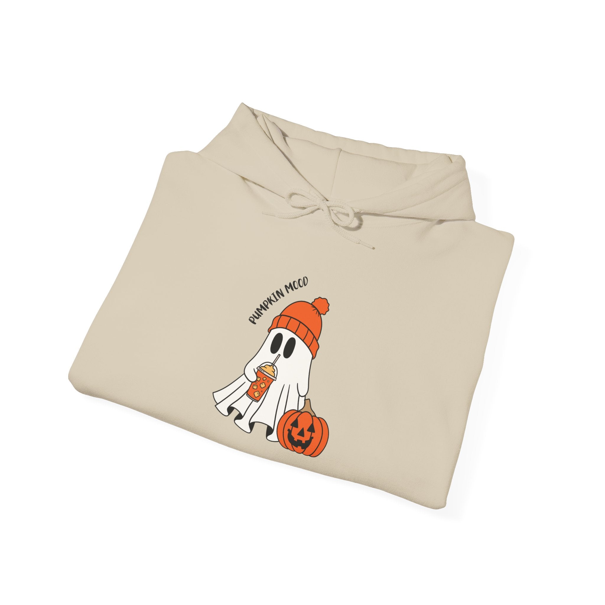 Halloween Ghost Hoodie – Cozy Unisex Sweatshirt for Trick-or-Treat
