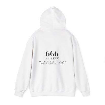 Spiritual Reflection Hoodie – cozy unisex sweatshirt for mindful living and spiritual seekers