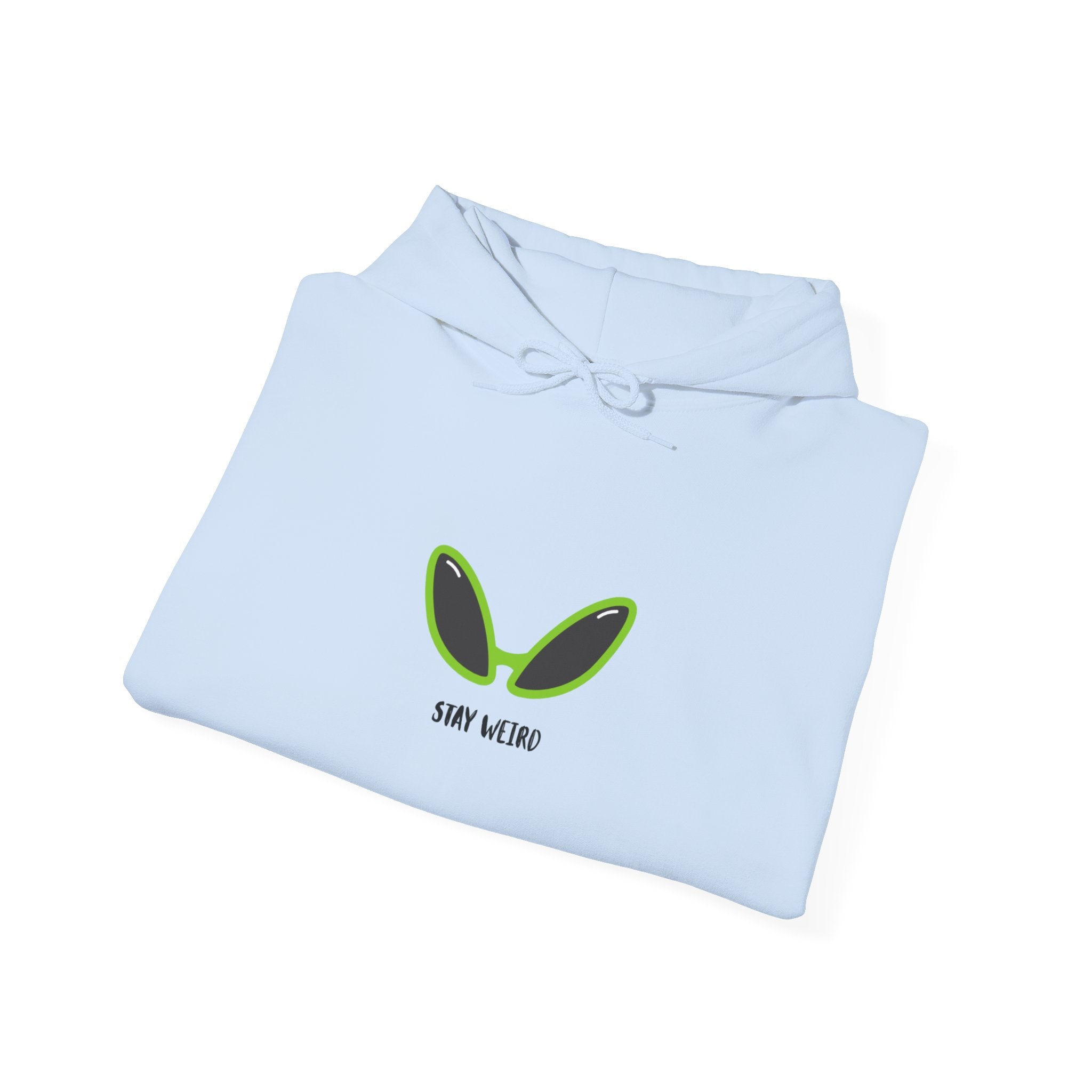 Stay Weird Alien Hoodie – Funny Unisex Sweatshirt for Friends